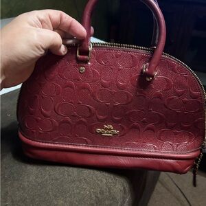 Coach Red Women's Bag with sparkle